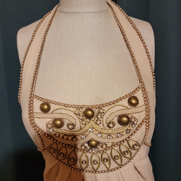 Temperley London beaded silk dress - Picture 3 of 5